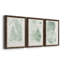 Verdure Ferns IV - ensemble de 3 peintures sur toile encadrées-1874670308-1874670313