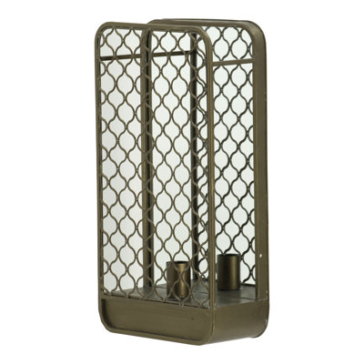 Plafonnier encastré or antique 1 lumière