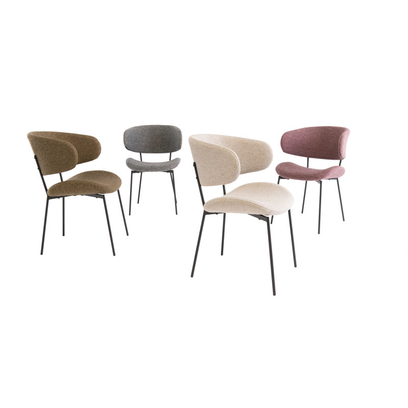 45cm H Upholstered Side Chair, Beige