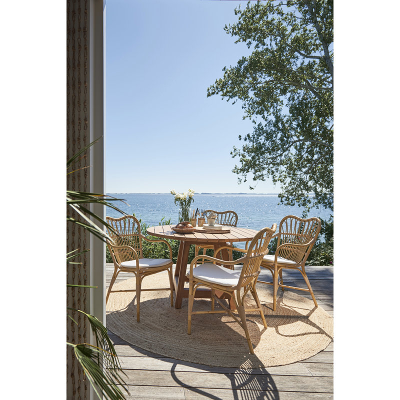 Fauteuil d'extérieur Margret, Naturel
