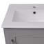 Petit meuble-lavabo moderne de 20 pouces avec lavabo en céramique