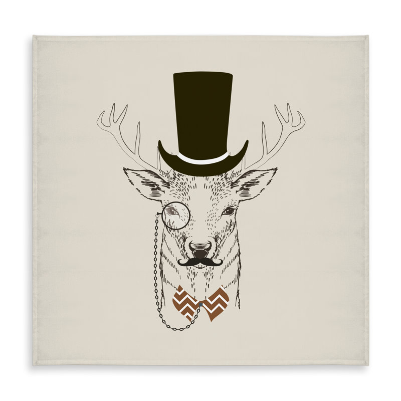 Aristocrat Roe Deer Rustic Brown Tablecloth - Indoor/Outdoor