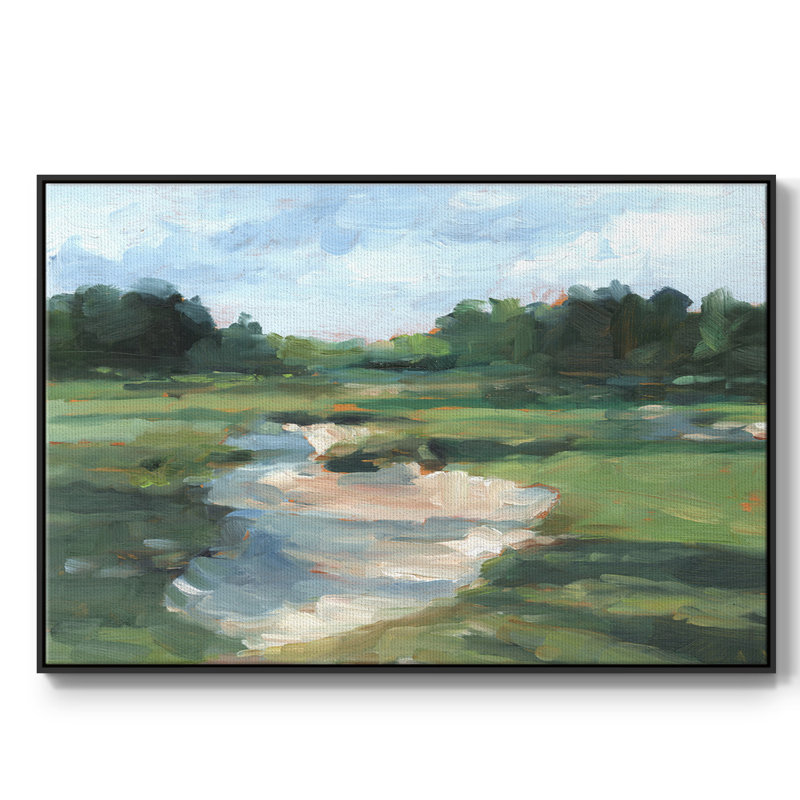 «Golf Course Study», toile tendue avec cadre I, Noir, H 27 po x l 41 po x P 2 po