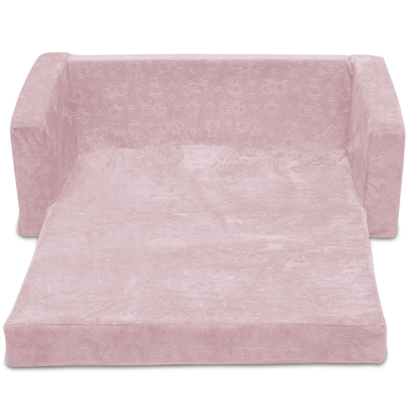 Canapé convertible Serta, Rose