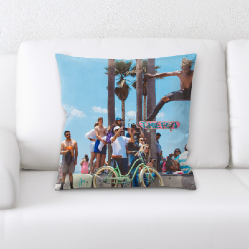 Microsuede Throw Pillow