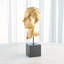Gilded Portrait Sculpture-Gold Leaf