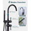 Robinet de baignoire à pattes monocommande à fixation au sol en bronze huilé-94491444