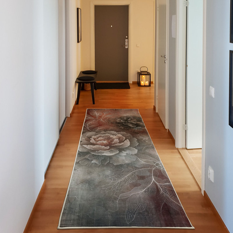 Machine Printed 229cm X 79cm Area Rug