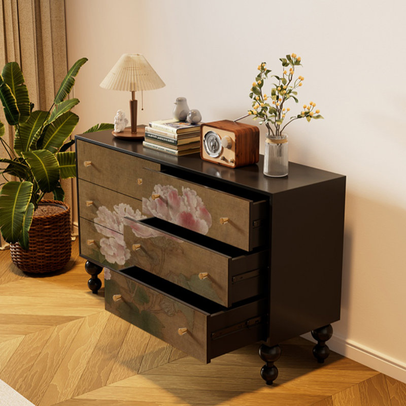 Commode d'appoint en bois massif