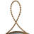 Codero Braided Brass Oval Wall Mirror-603096988