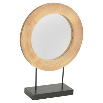 Alem Wood Flat Floor Mirror