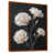 Toile avec cadre flottant brun