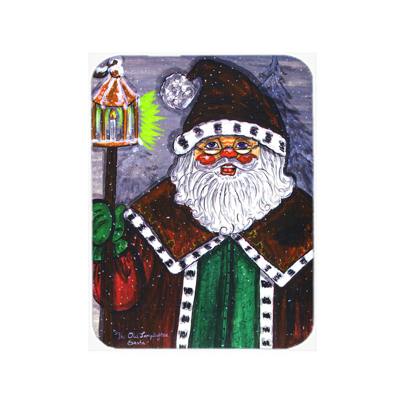 Planche à découper en verre Santa Claus