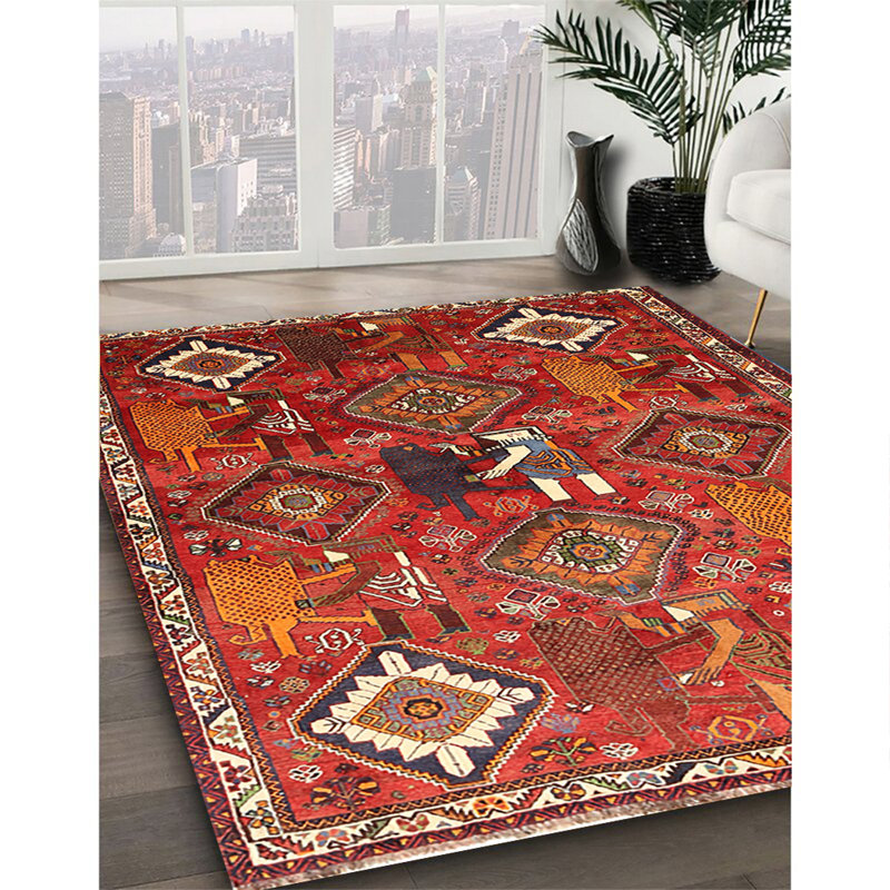 Tapis oriental multicolore tissé à la machine Oriental, Rectangle l 24 po x L 36 po