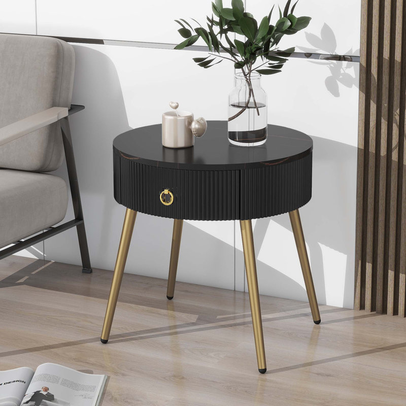 End Table Set (Set Of 2), Black