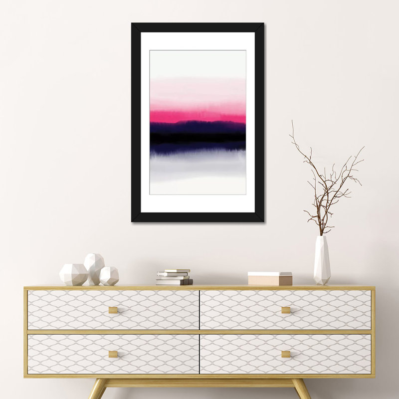 «Start Again», impression sur toile, Papier d'art encadré noir, Blanc, H 24 po x l 16 po x P 1 po
