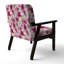 Chaise rembourrée Country Farmhouse - Fauteuil gris fuschia Whisper-209792778