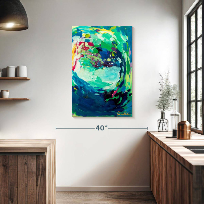 Avery Calico, 39" H x 26" W