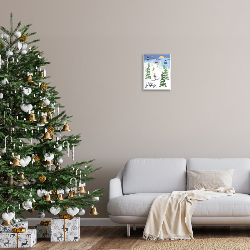 "Endless Slopes Winter Ski View", art par Brandi Powell