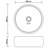 vidaXL Luxury Wash Basin Round Matt 15.7x5.9" Ceramic-807851901