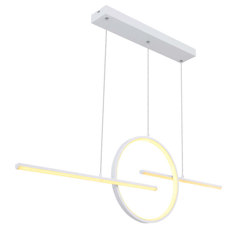 Oralia 1 - Light LED Geometric Pendant, White