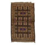 Afghan Hand Woven Wool Oriental Area Rug