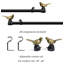 Tringle à rideaux simple réglable 1 po-73484724-73484720