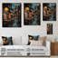 Nesrine - Paysages, décoration murale sur bois de pin naturel-276735748