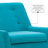 Arreon Flannel Fabric Button Tufted Armchair-613506983