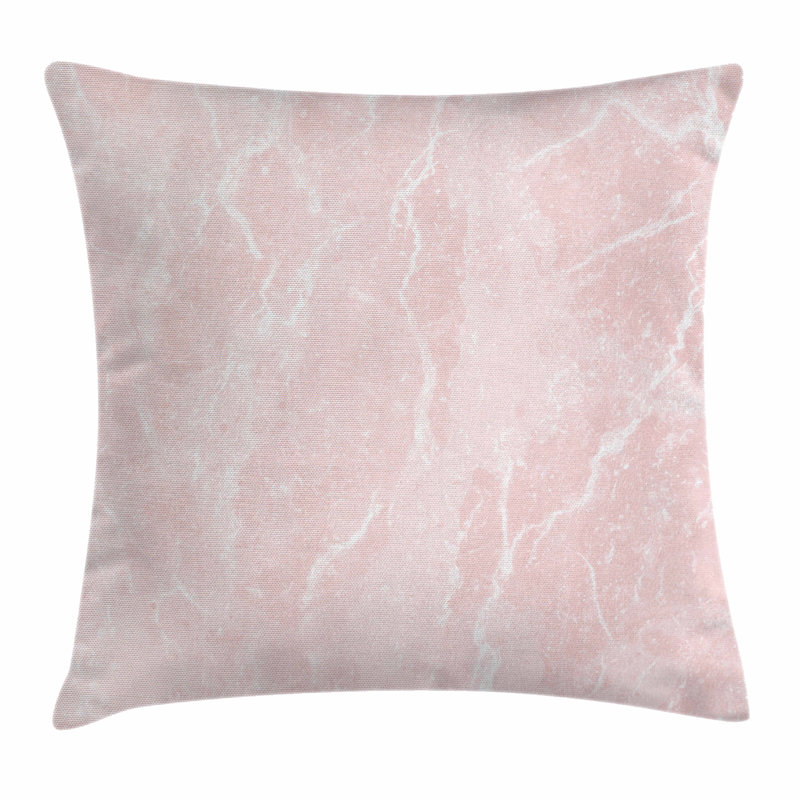 Housse de coussin carrée rayures minérales murky Marble, 18 po x 18 po