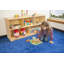 5 Compartment Manufactured Wood Shelving Unit