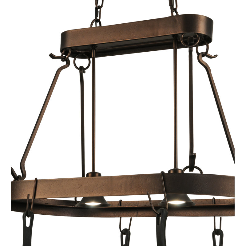 Harmony Handcrafted Hanging Pot Rack