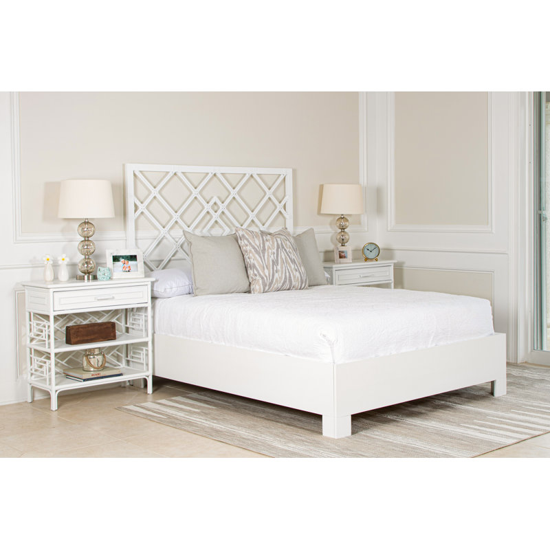 Darien Bed, Queen, White