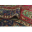 Tapis finement vieilli Magenta