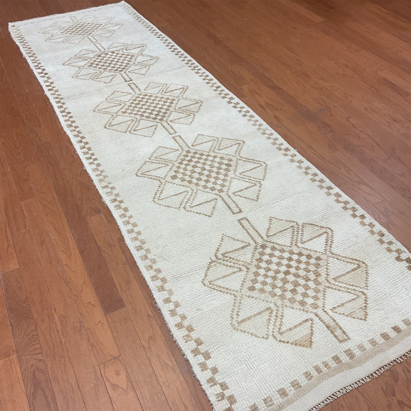 Bungalow Rose Handmade Turkish Oushak Wool Runner