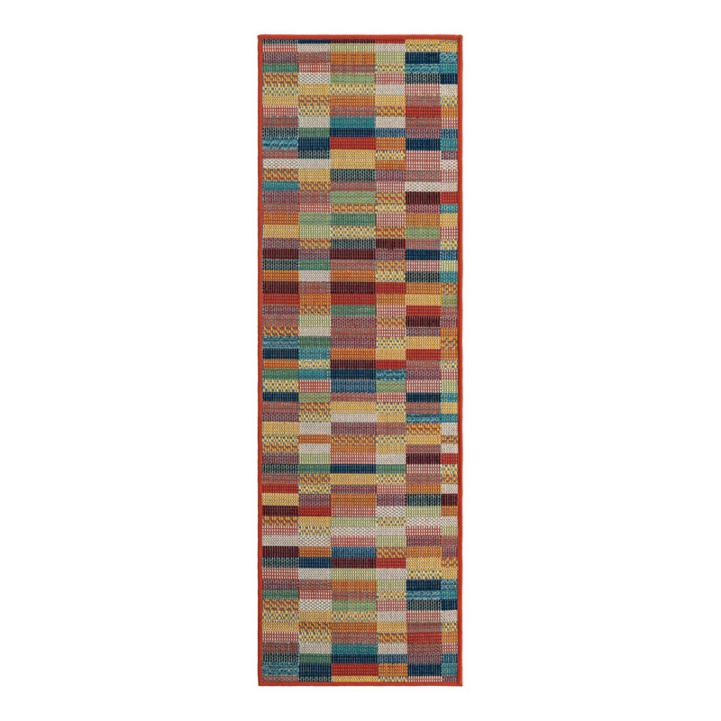 Striped Indoor / Outdoor Rug, Runner 2' x 6'1"