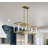 Swindon 5 - Light Soft Brass Kitchen Island Pendant