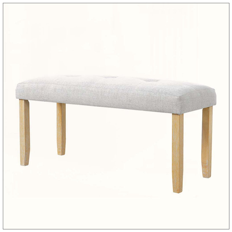 Upholstered Tufted Modern Bench