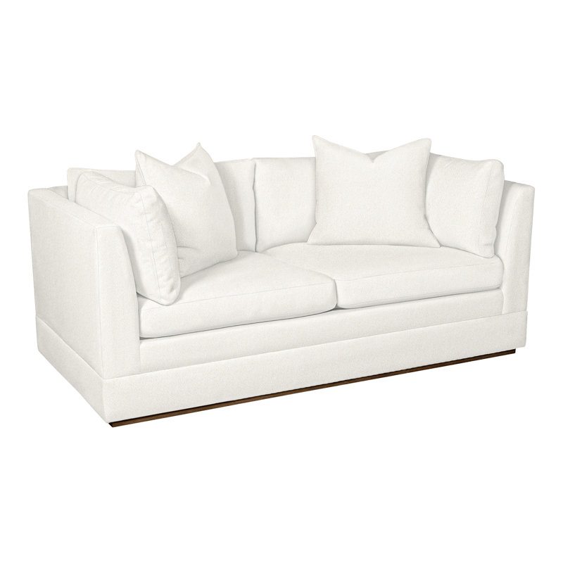 Thom Filicia Home 70.5'' Square Arm Loveseat, Kennelly Snow, Havana