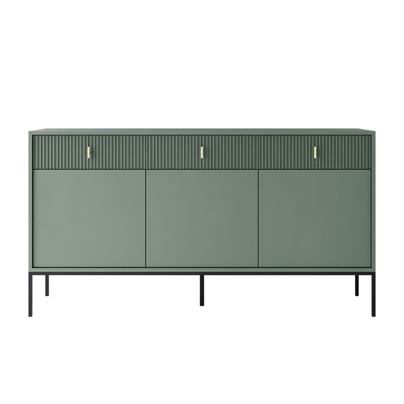 154.5cm Sideboard, Smoke Green