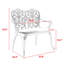 Banc en fonte d'aluminium