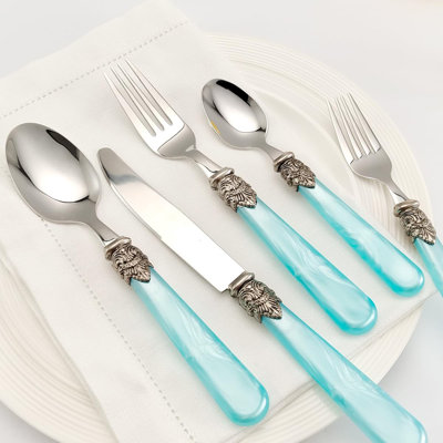 Stainless Steel Retro Tableware Set