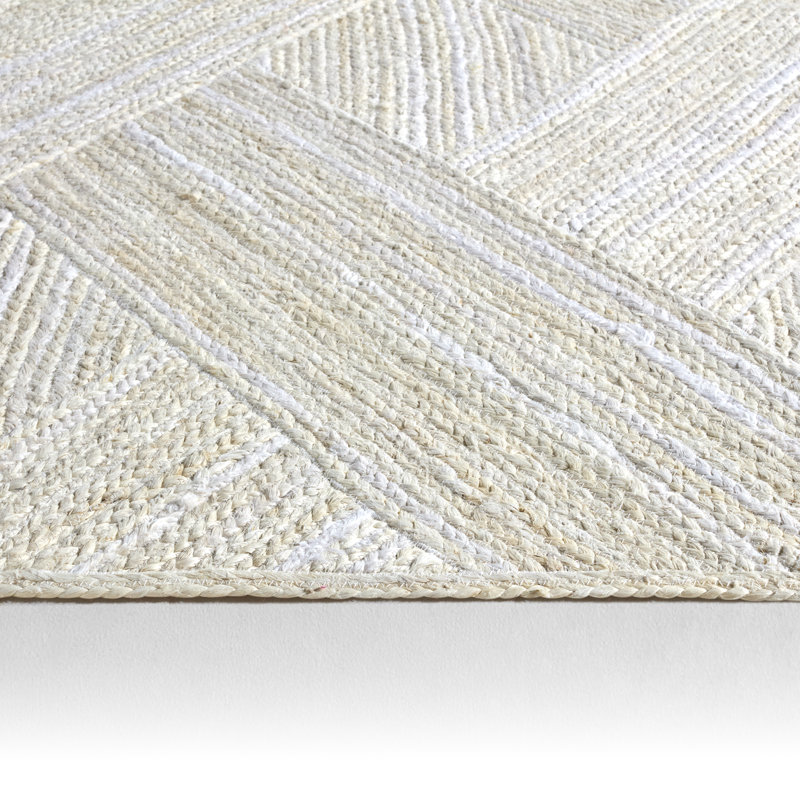 Dawes Natural Trellis Ivory Area Rug (5'X8'), Rectangle 7'10" x 9'10"