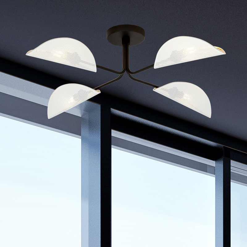 Joliette 4 - Light Sputnik Chandelier, White