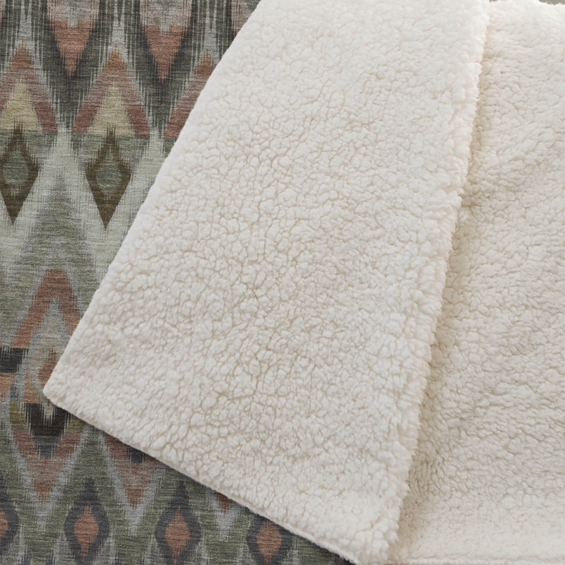 Jeté Sherpa ASB617 Southwest Addison, Taupe