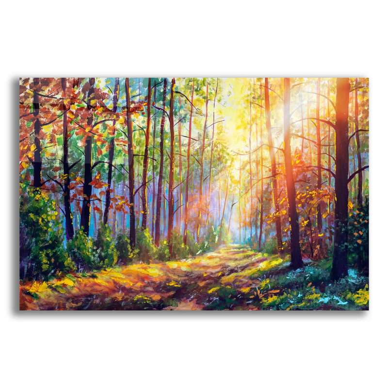 Watercolor Forest par Epic Portfolio, H 12 po x l 16 po x P 0,13 po