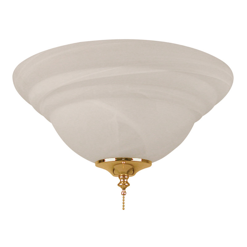 Ensemble d’éclairage pour cuve pour ventilateur de plafond universel 2 lumières élégance