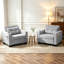 Fauteuil d'appoint à dossier convertible simple Marcio-461239304