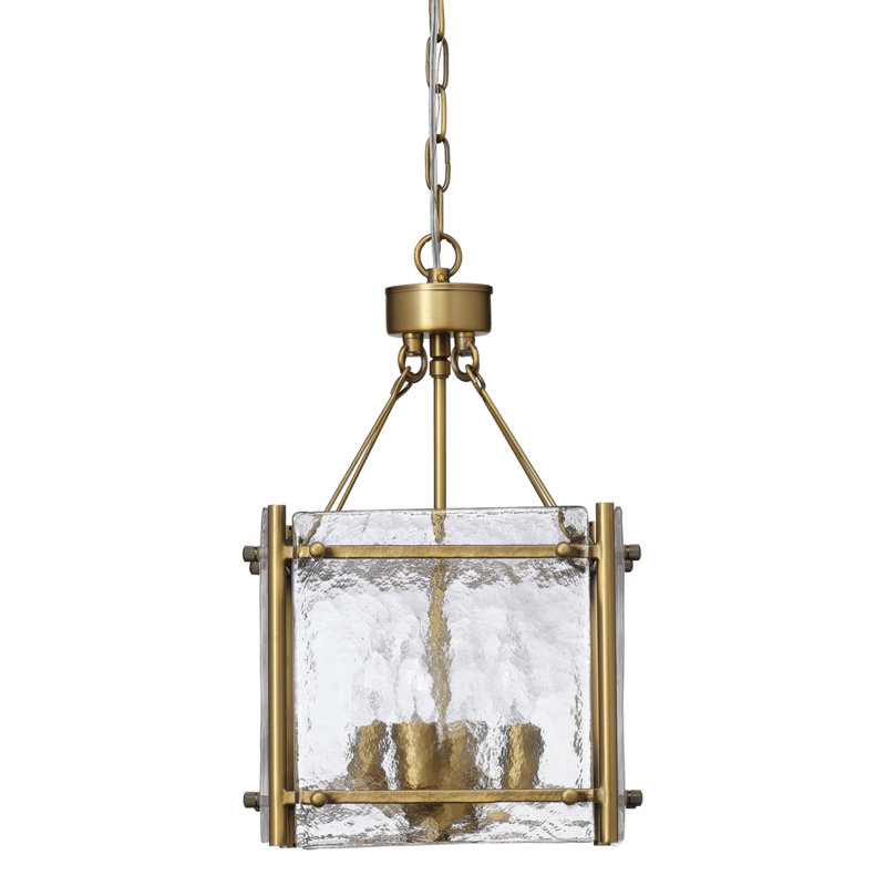 Lustre carré / rectangulaire à 4 lumières Glenn