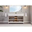 60" Solid Wood Sink Vanity  With 1' Artificial Stone Top-483886943